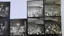 1967 HÜRRİYET ALTIN MİKROFON YARIŞMASI ANADOLU TURU ORİJİNAL FOTOĞRAFI - 24 x 18 cm EBADINDA - 1967 ALTIN MİKROFON YARIŞMASINDA ÇEKİLMİŞ 11 FARKLI KARE TEK FOTOĞRAFTA. HER BİR KARE 5,5 x 5 cm EBADINDADIR