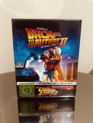 Geleceğe Dönüş-Back To The Future Zurück in die Zukunft - 40th Anniversary Limited Collector’s 4K Uhd +Bluray Steelbook  Versiyonu  Toplam 8 Disk ( Filmler Türkçe Dublaj ve Altyazılı)