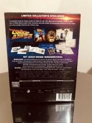 Geleceğe Dönüş-Back To The Future Zurück in die Zukunft - 40th Anniversary Limited Collector’s 4K Uhd +Bluray Steelbook  Versiyonu  Toplam 8 Disk ( Filmler Türkçe Dublaj ve Altyazılı)