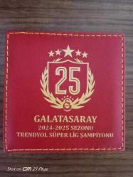 Galatasaray 25. Şampiyonluk Deri Hatıra Para Kutusu