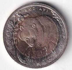 LOT.3 » BOZ AYI 2011 BİMETAL HATIRA PARASI