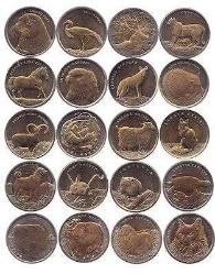 Anadolu'ya Özgü Hayvan Serisi 20 Li Tam Set ÇİL