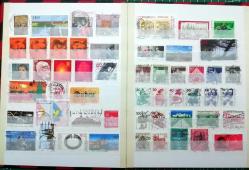 Almanya 287 farklı damgalı pul - defterde