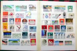 Almanya 287 farklı damgalı pul - defterde