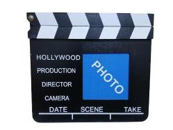 Ahşap Hollywood Klaket Fotoğraflık