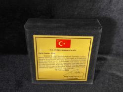 DARPHANE Ayasofya-i Kebir Camii Şerifi – Yeniden İbadete Açılış Hatıra Sikkesi Gümüş üzeri Altın Kaplama Sertifikalı