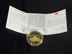 DARPHANE Ayasofya-i Kebir Camii Şerifi – Yeniden İbadete Açılış Hatıra Sikkesi Gümüş üzeri Altın Kaplama Sertifikalı