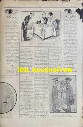 Osmanlıca Akbaba Mizah Dergisi-Gazetesi, Orijinal Dönem Basım, (Ottoman Magazine-Newspaper) - 10 Mart 1927 - Sayı: 445 - Karikatürist Ramiz Gökçe'nin Çalışması: 