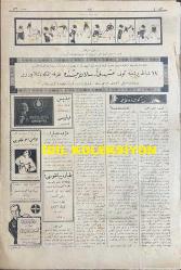 Osmanlıca Akbaba Mizah Dergisi-Gazetesi, Orijinal Dönem Basım, (Ottoman Magazine-Newspaper) - 7 Şubat 1927 - Sayı: 436 - Karikatürist Ramiz Gökçe'nin Çalışması: Çin, Kendisine Musallat Olan İngilizi Yutmak Üzere.. 