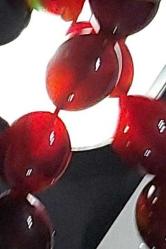 OSMANLI DÖNEMİ OBJEDEN YAPILMA KOYU KIRMIZI MUHTEŞEM SIKMA KEHRİBAR TESPİH GÜMÜŞ-PİRİNÇ PÜSKÜLLÜ 2UUU1A1 ÇOK NADİR