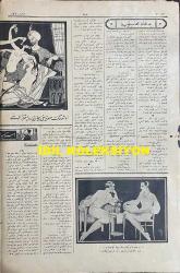 Osmanlıca Akbaba Mizah Dergisi-Gazetesi, Orijinal Dönem Basım, (Ottoman Magazine-Newspaper) - 24 Şubat 1927 - Sayı: 441 - Karikatür: Uçurulan Balonlar (Irak'ta Tahrikat, Aleyhimize İngiliz-İtalyan İttifakı, İngiliz-Yunan Anlaşması) Karşısında: 