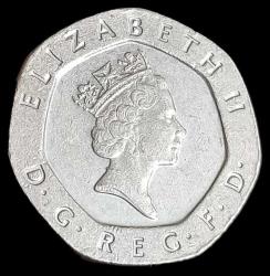 İngiltere 1997 20 Pence