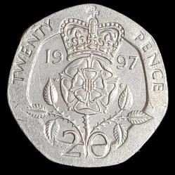 İngiltere 1997 20 Pence