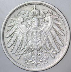 ALMANYA İMPARATORLUĞU 10 PFENNIG 1912 G. II. WİLHELM DÖNEMİ.