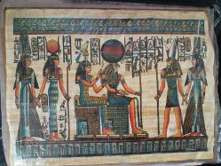 Papirüs - Mısır Abw-el-hool Gallery El Yapımı - Sertifkalı (40x30)