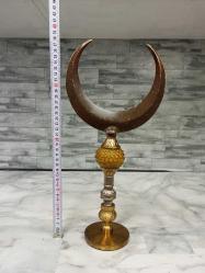 Eskilerden Bronz Osmanlı İslami Hilal Alem