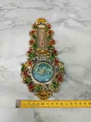 1960'lar Avrupa Yapımı Görselli Duvar Termometresi