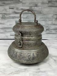 Eskilerden Damgalı ve Kalem İşçilikli Bakır Osmanlı Ekmeklik