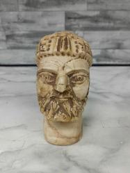 Eskilerden El Oyma Kaymak Taşı Heykel