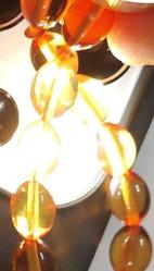 OSMANLI DÖNEMİ OBJEDEN YAPILMA PARLAK AÇIK KAHVERENGİ MUHTEŞEM ATEŞ KEHRİBAR TESPİH GÜMÜŞ AY YILDIZI VE KURT FİGÜRLÜ PÜSKÜLLÜ 2M1N1RR ÇOK NADİR