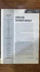 SABİTFİKİR DERGİSİ -AĞUSTOS 2015 – SAYI:54  BORA EKMEKÇİ - CEYHAN USANMAZ - GÖKÇE GÜNDÜÇ - İREM ERTUĞRUL - EREN ERKALKAN - ŞERİF ALİ ÜNAL - DENİZ KURŞUNLU - CANSU ORTANÇ - GERAY GENÇER - NALAN DEMİRCİOĞLU YAVUZ - DAMLA ÖZLÜER - SELİN GÜLSE - TANSEL SAYGIN - BÜLENT USTA - NESLİHAN ÖNDEROĞLU - FARUK DUMAN - E.L. DOCTOROW - MICHAEL MANDIBERG - STEFAN ZWEIG - İLKNUR İGAN - MAHMURE KAHRAMAN - AHMET CEMAL - GÜLPERİ SERT - NAFER ERMİŞ  BÜLENT USTA / YAYINCILIĞIN GİZLİ KAHRAMANLARI: BUTİK YAYINCILIK - DOSYA / BUTİK YAYINCILIK VE BAĞIMSIZ YAYIN DÜNYASI - HABERLER / KELEBEĞİN ÖMRÜ: İZAFİ DERGİSİ VE SARNIÇ ÖYKÜ’NÜN VEDASI - HABERLER / E.L. DOCTOROW HAYATINI KAYBETTİ - HABERLER / 2014’ÜN EN BÜYÜK YAYINCILARI - HABERLER / WIKIPEDIA BASILIRSA SERGİSİ - DOSYA / ŞİRİN BİR YAYINEVİ HAYALİ - MODERN KLASİKLER DİZİSİ / STEFAN ZWEIG’İN BÜTÜN ESERLERİ - YAYINCILIK / BUTİK VE BAĞIMSIZ YAYINEVLERİNİN SORUNLARI VE ÇÖZÜMLERİ  - 60 SAYFA