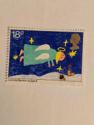 Birleşik Krallık   Christmas 1981 - Children's Pictures, Damgalı ,  Phosphor coated paper,