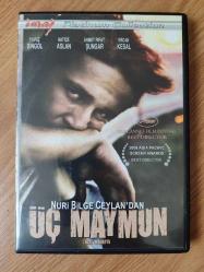 ÜÇ MAYMUN /Three Monkeys NURİ Bilge Ceylan DOUBLE DVD 104 Dakika+ Bonus DVD Film Temiz 2. el