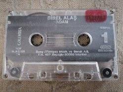 SİBEL ALAŞ - ADAM - 1995 TÜRKİYE BASIM KASET ALBÜM ( SADECE KASET KARTONETİ YOKTUR)