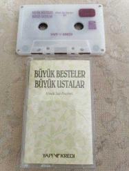 BÜYÜK BESTELER / BÜYÜK USTALAR 4/1 - KLASİK SAZ ESERLERİ    ( ŞEF:BEKİR SIDKI SEZGİN ) - 1993 TÜRKİYE BASIM KASET ALBÜM ( YAPI KREDİ )