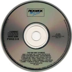 The Very Best of BREAD / 16 Great Songs - 1991 İngiltere Basım  CD Albüm 2. el
