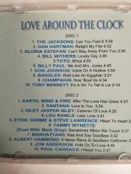 Love Around The Clock (Toto,Santana,Tammy Wynette..) - 1992 Avrupa Basım - 2. El 2xCD Albüm