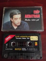 Edip Akbayram ‎–  Senden Haber Yok  -  1991 Türkiye Basım Kaset Albüm-2.El