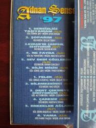 Adnan Şenses - Sensizliği Taşıyamam -  1997 Türkiye Basım  Kaset Albüm-2.EL