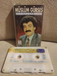 MÜSLÜM GÜRSES - Yaşamalısın -  1991 Türkiye Basım Kaset Albüm - Elenor / 2.el