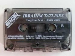 İbrahim Tatlıses – Vur Gitsin Beni / Yemin Ettim -  1993 Almanya Basım Kaset /Kapaksız-2.el