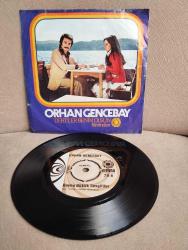 Orhan Gencebay – Boynu Bükük Sevgililer / Uğrunda Bir Ölmek Kaldı - 1974 Türkiye Basım  45 lik Plak