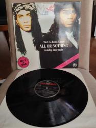 Milli Vanilli – All Or Nothing - The U.S.-Remix Album - 1989 Almanya Basım 33 Lük LP Albüm Plak