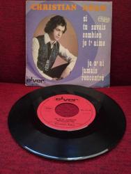 Christian Adam – Si Tu Savais Combien Je T’aime - 1973 Belçika Basım 45 lik Plak-2.el