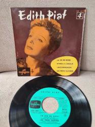 EDITH PIAF La Vie En Rose/ Hymne A L’Amour/L’Accordeniste/Les Trois 1956 Fransa Basım Nadir EPPlak