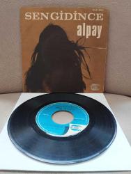 Alpay ‎– Sen Gidince - La La La - 1969 Türkiye Basım  45lik Plak-2.el