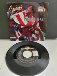 SURVIVOR - Burning Heart / Rocky IV (Soundtrack) - 1985 USA  Basım 45lik Plak-2.el