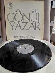 Gönül Yazar – İşte Benim Dünyam -  1983 Türkiye  Basım Albüm - 33 lük LP Plak -2.el