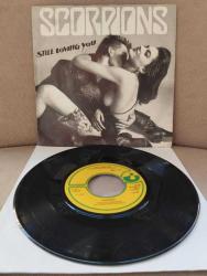 SCORPIONS  - Still Loving You -1984 Fransa  Basım 45 LİK PLAK-2.el