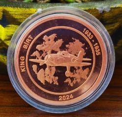 Türk Havacılık Tarihi Tayyare Serisi, 500 mangır Bronz 38.6 mm Prof Baskı - Sertifikalı Çill..