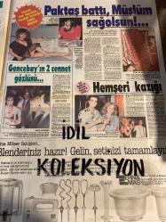HAFTA SONU DERGİ - GAZETESİ DOĞUM GÜNÜ HEDİYESİ (TURKİSH MAGAZINE - NEWSPAPER) - TAM TAKIM 8 SAYFADIR - 2 OCAK 1987 - Sayı:1 - Tarık Akan-Belkıs Gökçe-Mustafa Bağdiken-Müjde Ar-Zeki Müren-Vitali Hakko-Kethy Hakko-Betina Hakko-Cem Hakko-Cavit Kılıç-Müslüm Toprak-Nil Burak-Orhan Gencebay-Sevim Emre-perihan Savaş-Kemal Egesan-Can Tufan-erzen Pakel Onur-1000 senaryolu aktör eskisi Bülent oran-Yeşilçam’da futbolcu hastalığı-Sermin Can-Güler Özen-Şükran Özer doruk-Hakkı dağdeviren-Adnan Menderes-İbrahim Tatlıses-Emrah-Nadia Smolik-Burhan Bayar-Ahu Tuğba-Gül,Ekren Dürüst-Hülya Tuğlu-