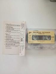 Michael Jackson , Thriller ,Kaset 1982 Türkiye Baskı Kaset '' Billie Jean , Beat it , Human Nature ,Pyt, The Girls is Mine vs.''