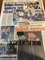 HAFTA SONU DERGİ - GAZETESİ DOĞUM GÜNÜ HEDİYESİ (TURKİSH MAGAZINE - NEWSPAPER) - TAM TAKIM 8 SAYFADIR - 16 OCAK 1987 - Sayı:3 -Küçük Emrah-Efe Özal-Turgut Özal-Sami Başaran-Yılmaz Güney-Işın Atasoy-Veysel Atasoy-Ahmet Bingüller-Çağrı Bingüller-Füsun Bingüller-Osman Yağmurdereli-Veysel Atasoy-Işın Atasoy-Burçak Atasoy-Esin Yağmurdereli-Gülşah-Gülşah Soydan-Ender alkoçlar-Hülya Koçyiğit-Selim Soydan-Aynur Enver alkoçlar-sinemanın son umudu Babıâli’de fıstık gazeteciler-Selma güneri-Sevtap Parman-Tarık akkan-Kadir İnanır-Yaprak Özdemiroğlu-Sevda Karaca-Niyazi daymaz-Semra Berktaş-İbrahim Tatlıses-perihan Savaş-Cüneyt Arkın-Kartal Tibet-Zeki Alasya-Metin Akpınar-Merih Fırat-savaş kaybettiren hastalık-zehirlenme şeklinizden karakterinizi okuyorlar-Çeçilya’nın cici annesi bakire-Bedia akartürk-Atilla Seller-hulki Erdem-nazif Bilaloğlu-rahmi harunoğlu-Selami Şahin-Ajda Pekkan-Mesut Yılmaz-güzide kasacı-Semiha ertunç-Süleyman baycan-Nathalie Wood-fatoş Güney-Yılmaz Güney-abdülgani Süleymangil-