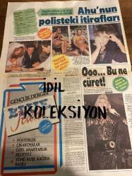 HAFTA SONU DERGİ - GAZETESİ DOĞUM GÜNÜ HEDİYESİ (TURKİSH MAGAZINE - NEWSPAPER) - TAM TAKIM 8 SAYFADIR - 30 OCAK 1987 - Sayı:5  - Hasbi Ağa’nın türkücü metresi ANAP’lı çapkına kaçtı-Milletvekilinin yatak odası-Nihal Arsoy-Petrolcü Musa Güneş-Mustafa Uğur Ener-Hasbi Menteşoğlu-İnci Bayram-Ahu Tuğba’nın polisteki itirafları-Mustafa Ulusoy-Canan Tuğba Çetin-Gökben-Zeki Müren’in bakım günü-Alev Esen-Canan Tınaz-Meral Oğuz-Faruk Tınaz-Nihal Köknar-Saim Polat Bengiserp-Ercüment Baktır-Muhteşem Nejad-Türker İnanoğlu-Hülya Koçyiğit-Sakıp Sabancı-Bülent Kayabaş-Hasan Demircan-Erdal Öz-Kadir İnanır-Abdullah Şahin-Hasan Demircan-Gazanfer Özcan-Müjde Ar-Yılmaz Zafer-Coşkun Erdem-Hülya Işıl-Emel Sayın-Alev Sayın-Rezzan Sabah-Akda Pekkan-Nedime Dobruca-Taşkın Sabah-Coşkun Sabah-Bülent Sabah-Nahide Karaevli-Leyla Aslan-Mualla İçöz-Gülden Tezeren-Ahmet Karaevli-Vehbi Dinçerler-Gönül Şenay-Yüksel Şengül-