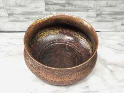 Antika 1800'ler Osmanlı Kufi Yazılı Bakır Kase