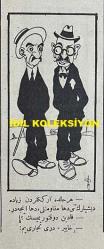 Osmanlıca Akbaba Mizah Dergisi-Gazetesi, Orijinal Dönem Basım, (Ottoman Magazine-Newspaper) - 17 Ağustos 1927 - Sayı: 489 - Karikatürist Ramiz Gökçe'nin Çalışması: Bazı Hanımlarımız, Heybeliada'da 'Genç Kızlar Yuvası' Namında Bir Kamp Kuracaklarmış.. 
